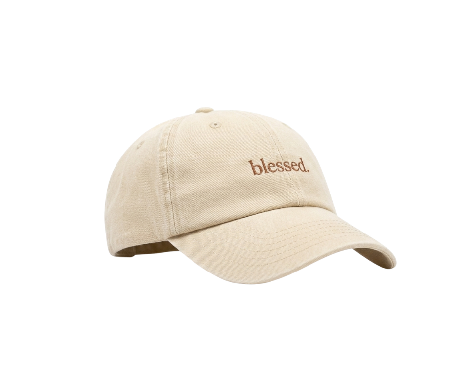 blessed. Beige Premium Cap